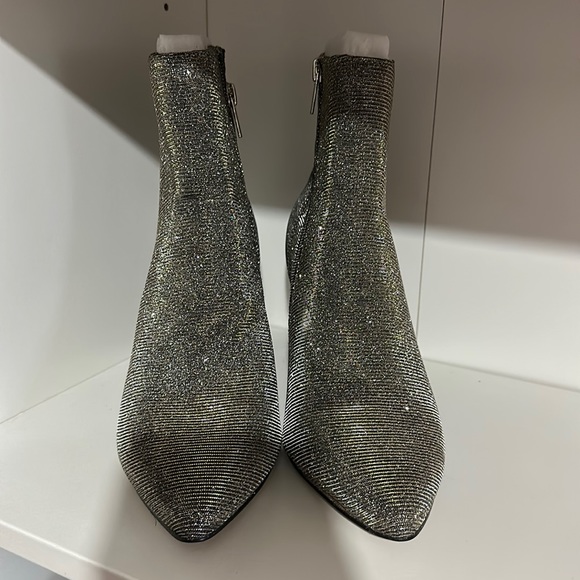 ELOQUII Glitter Ankle Boot - Picture 1 of 3